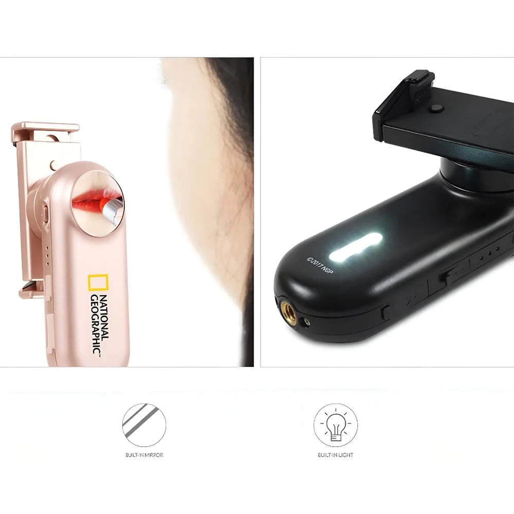 National Geographic 2600mAh Holder Handheld Stabilizer S1 – Silver