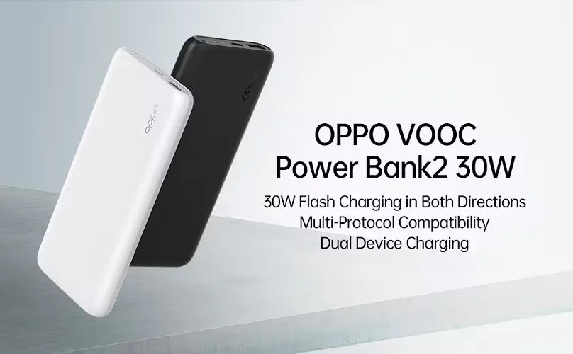 OPPO VOOC Power Bank2 30W 10000mAh Flash Charge – Black