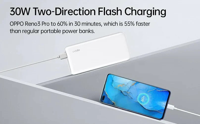 OPPO VOOC Power Bank2 30W 10000mAh Flash Charge – Black