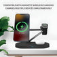 Oscar MagSafe 4-in-1 Fast Charging Stand with Adapter (Black)