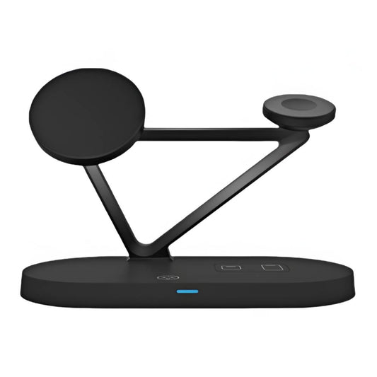 Oscar MagSafe 4-in-1 Fast Charging Stand with Adapter (Black)