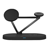 Oscar MagSafe 4-in-1 Fast Charging Stand with Adapter (Black)
