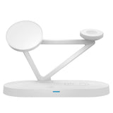 Oscar MagSafe 4-in-1 Fast Charging Stand with Adapter (White)