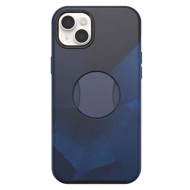 OtterBox OtterGrip Symmetry MagSafe Case For iPhone 14 Plus - Blue Storm