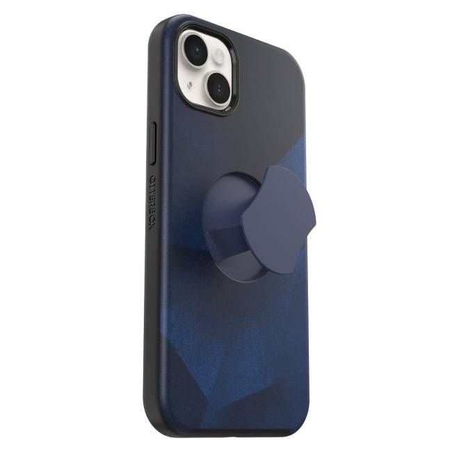 OtterBox OtterGrip Symmetry MagSafe Case For iPhone 14 Plus - Blue Storm