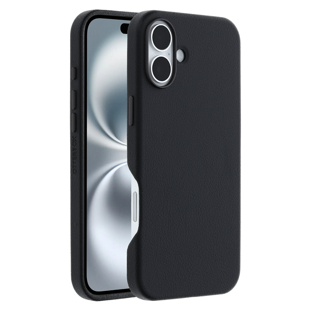 OtterBox Symmetry Cactus MagSafe Leather Case For iPhone 16 Plus – Noir Ash