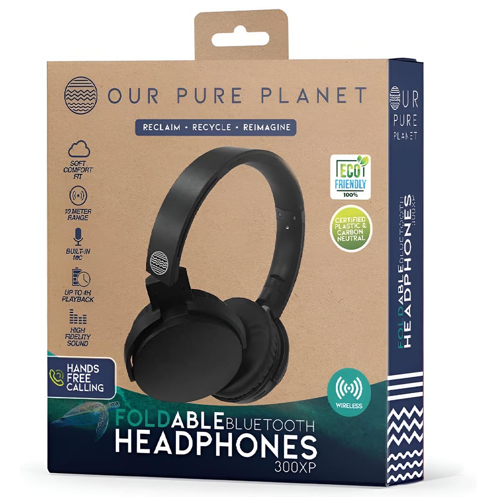 Our Pure Planet 300XP Bluetooth Headphones – Black