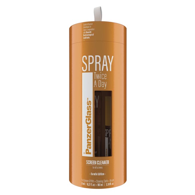 PanzerGlass Antibacterial Spray Twice a Day (8 ml + 100 ml bundle)