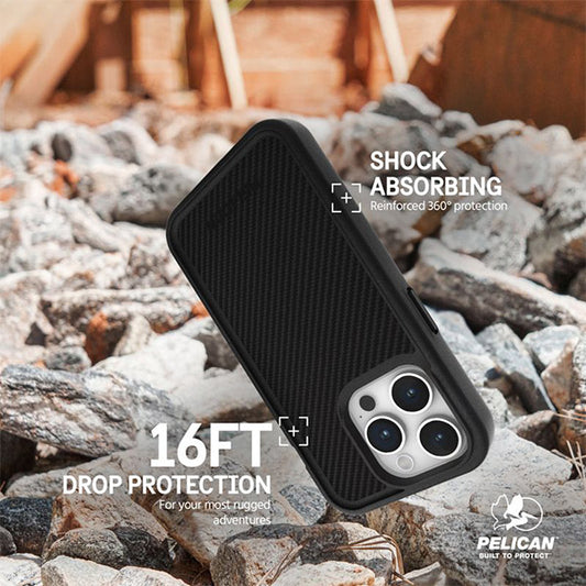 Pelican Protector MagSafe Case (Suits iPhone 15 Pro Max) - Carbon
