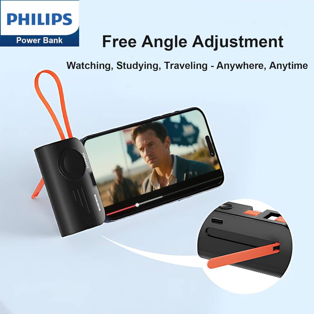 PHILIPS FunCube MINI 2 Watch Magnetic Direct Plug Multi-Function 4900mAh Power Bank – Green