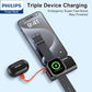 PHILIPS FunCube MINI 2 Watch Magnetic Direct Plug Multi-Function 4900mAh Power Bank – Green