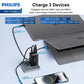 Philips 65W Fast Charging Wall Adapter – Black