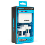 Powerflo International Travel Charger 2 USB-A – White [UK, AU, USA, EU]