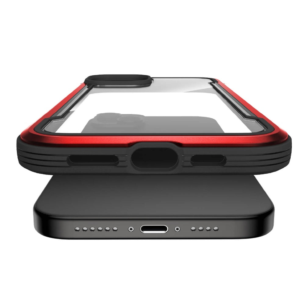 Raptic Shield Case For iPhone 15 - Red