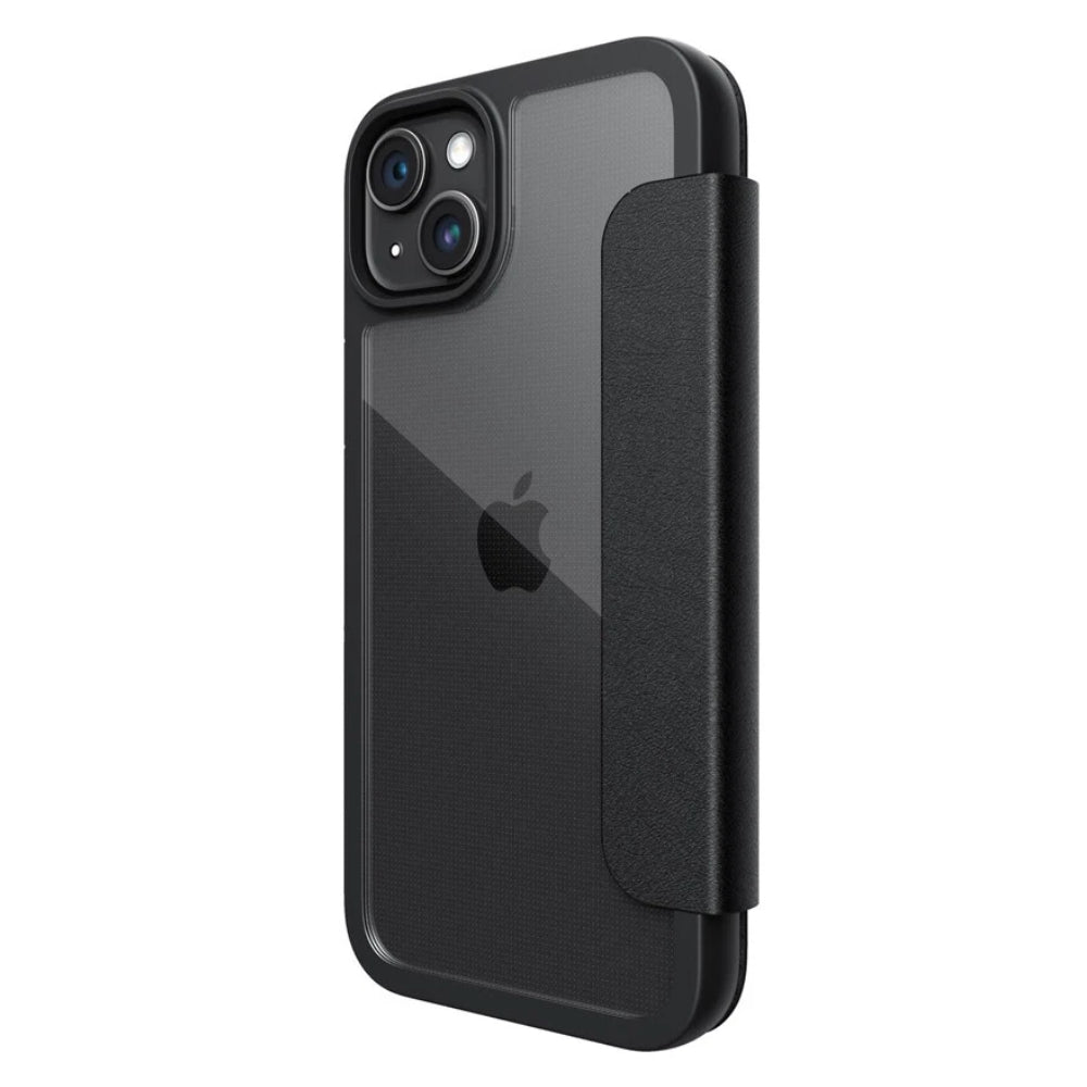 Raptic Urban Folio Wallet Case For iPhone 15 Plus - Black