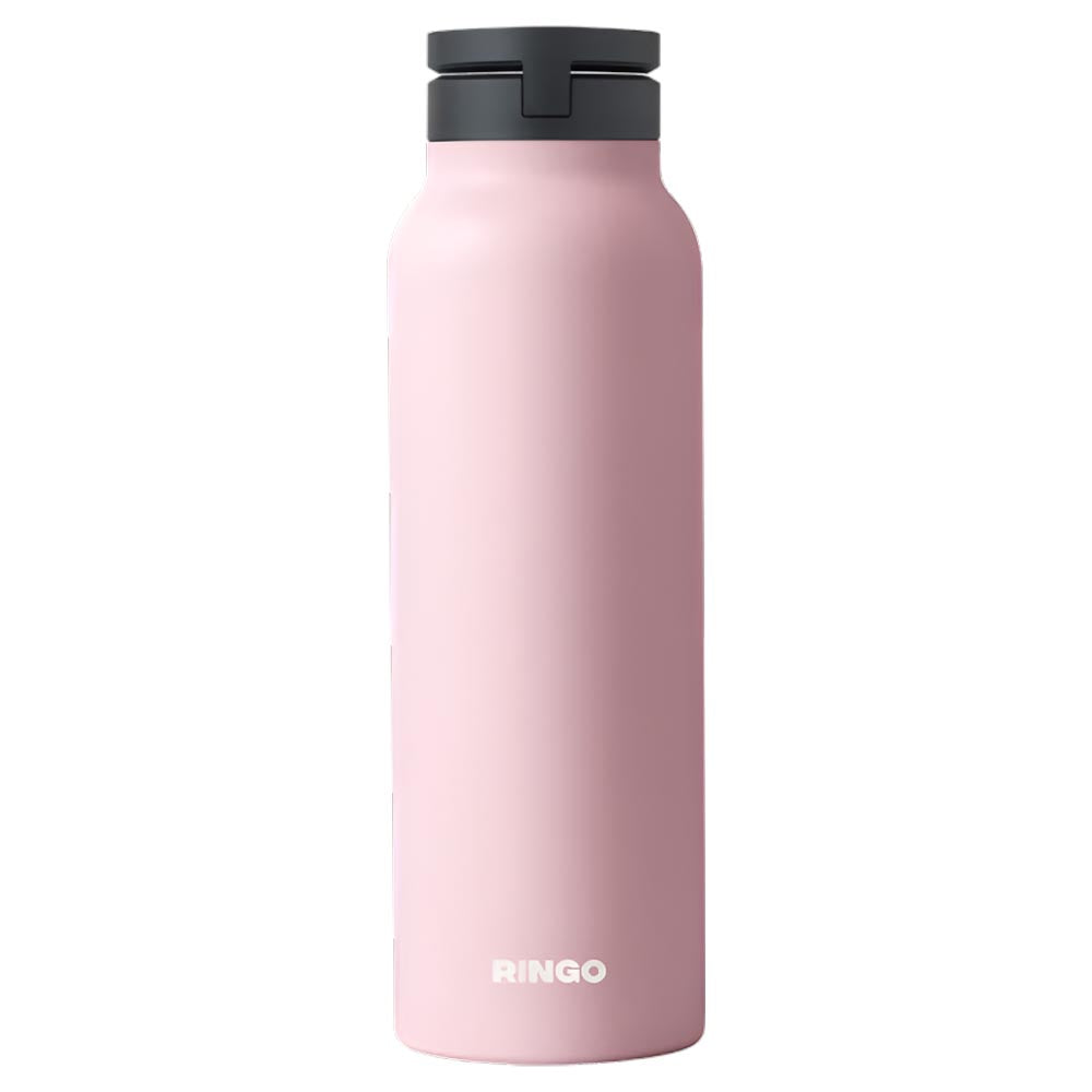 Ringo Water Bottle with Magnetic Phone Mount – Pink 710ml (24oz)