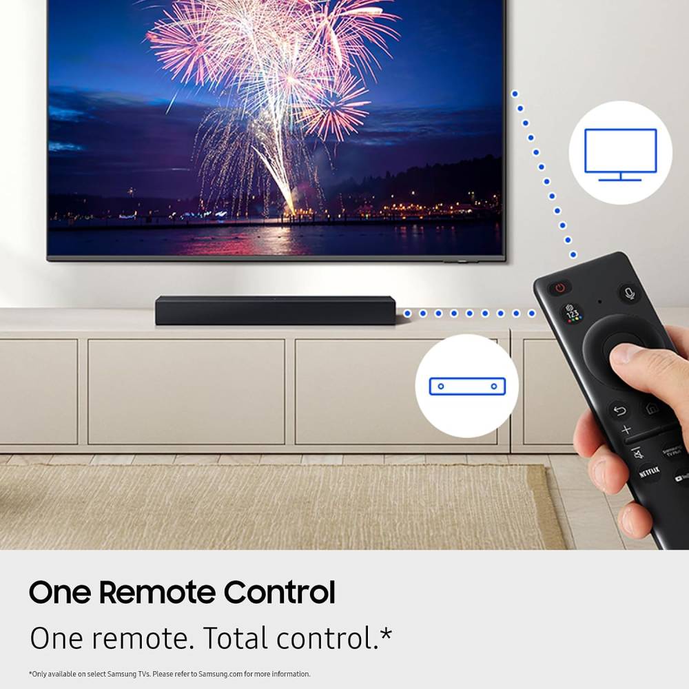 Samsung B-Series 2.0 ch Soundbar (HW-B400F) (Black)