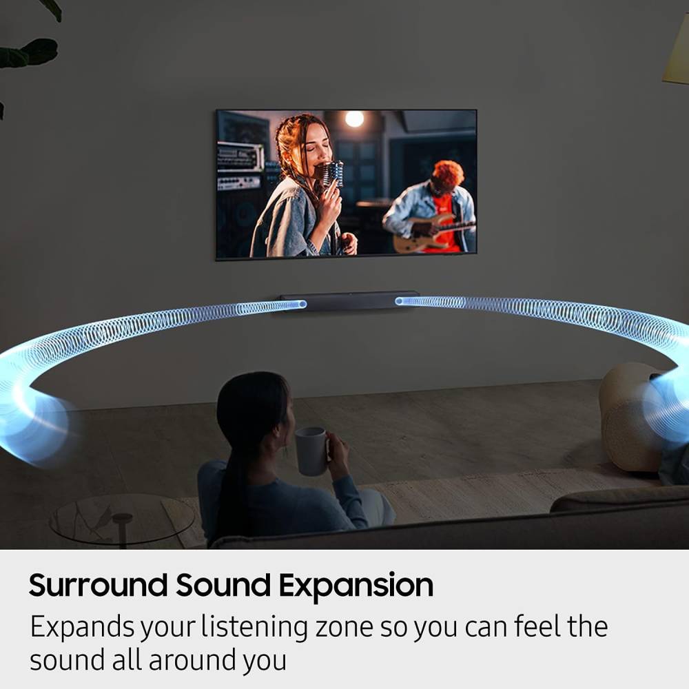 Samsung B-Series 2.0 ch Soundbar (HW-B400F) (Black)