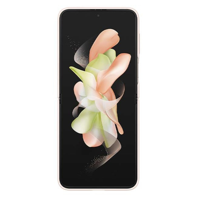 Samsung Flap Leather Cover For Galaxy Z Flip4 - Peach