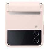 Samsung Flap Leather Cover For Galaxy Z Flip4 - Peach