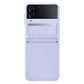 Samsung Flap Leather Cover For Galaxy Z Flip4 - Serene Purple