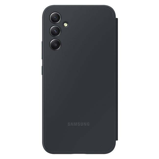 Samsung Smart View Wallet Cover For Galaxy A34 5G - Black