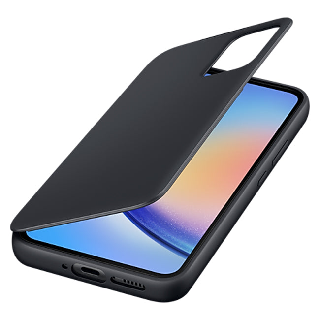 Samsung Smart View Wallet Cover For Galaxy A34 5G - Black