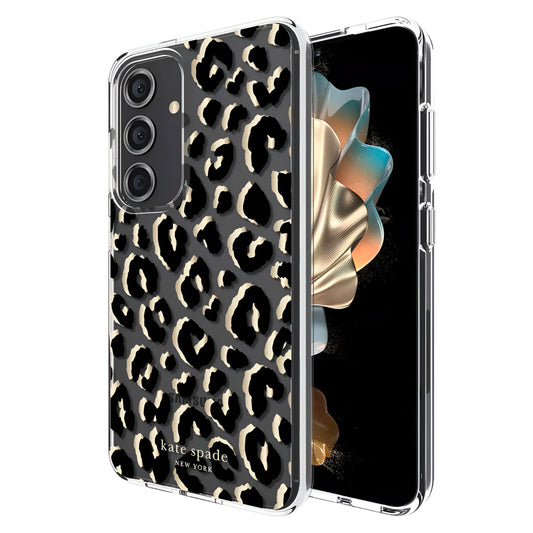 Kate Spade New York Protective Hardshell Case For Galaxy S24 - City Leopard