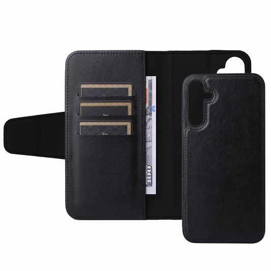 Mobling Detachable Magnetic Wallet Case For Galaxy S24 Plus - Black