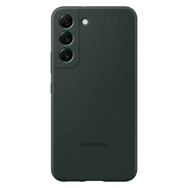 Samsung Silicone Cover For Galaxy S22+ - Forest Green