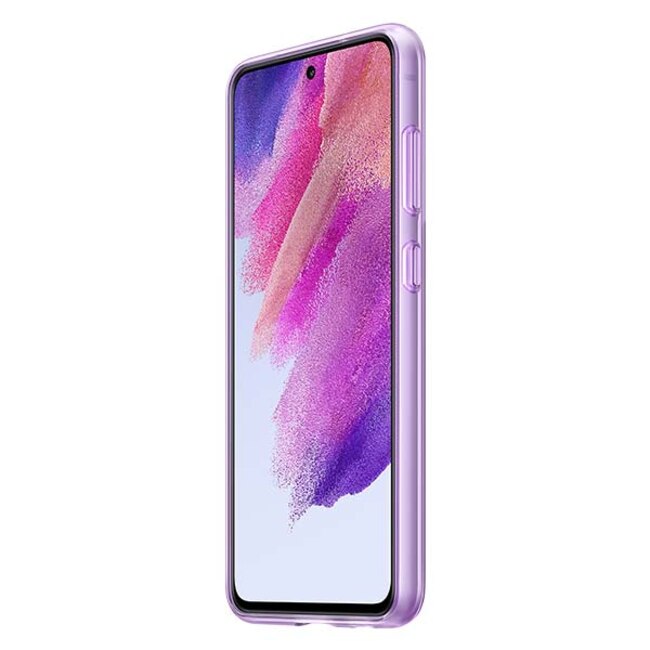 Samsung Silicone Slim Strap Cover Case For Galaxy S21 FE - Lavender