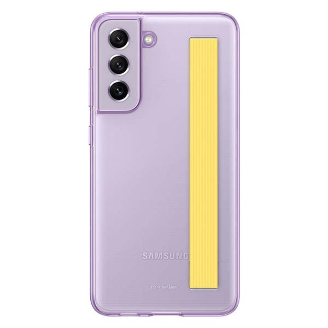 Samsung Silicone Slim Strap Cover Case For Galaxy S21 FE - Lavender