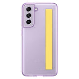 Samsung Silicone Slim Strap Cover Case For Galaxy S21 FE - Lavender