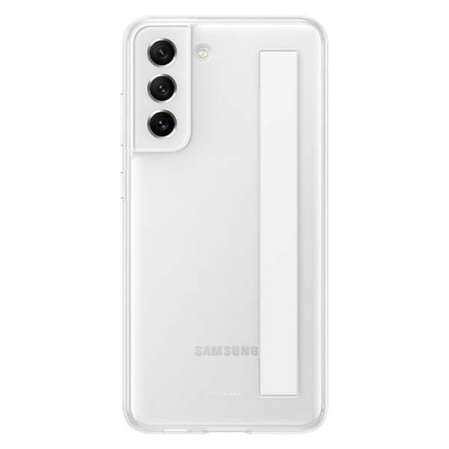 Samsung Silicone Slim Strap Cover Case For Galaxy S21 FE - White