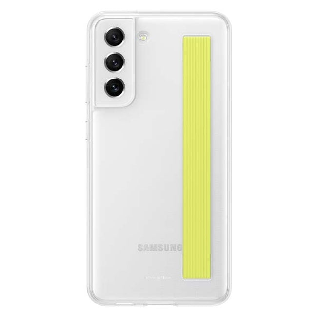 Samsung Silicone Slim Strap Cover Case For Galaxy S21 FE - White