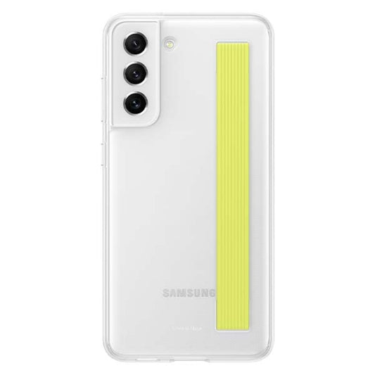 Samsung Silicone Slim Strap Cover Case For Galaxy S21 FE - White
