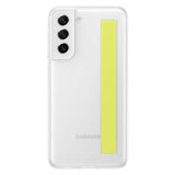 Samsung Silicone Slim Strap Cover Case For Galaxy S21 FE - White