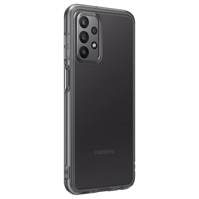 Samsung Soft Clear Case For Galaxy A23 - Black