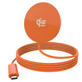 Soka 25W Qi2 Magnetic Wireless Charger – Orange