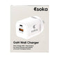 Soka Fast Wall Charger Gan3 35W USB-C PD + USB-A QC27W (Max 15W) – White