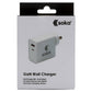 Soka 65W Gan3 Fast Wall Charger Adapter [USB C + USB A] – White