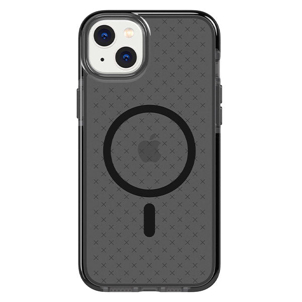 Tech21 Evo Check  MagSafe Case For iPhone 14 Plus - Smokey Black