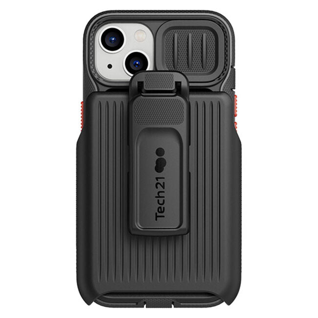 Tech21 Evo Max Protective Case with Holster For iPhone 13 - Dark Grey