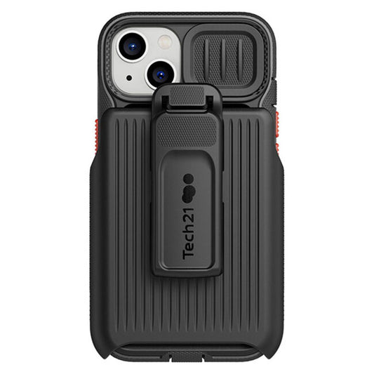 Tech21 Evo Max Protective Case with Holster For iPhone 13 - Dark Grey