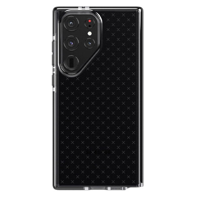 Tech21 Evo Check Case For Samsung Galaxy S23 Ultra - Smokey Black