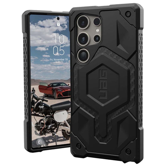 UAG Monarch Case (Suits Galaxy S24 Ultra) - Carbon Fiber