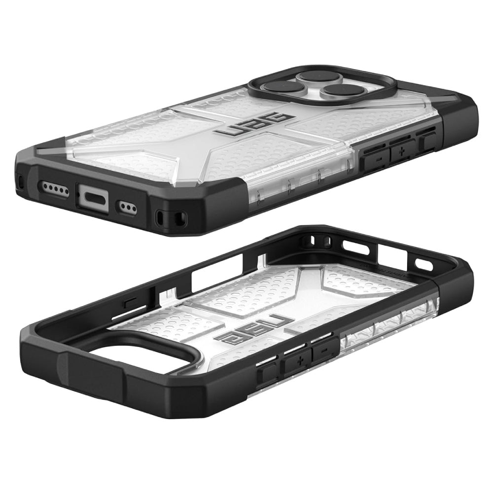 UAG Plasma Case (Suits iPhone 16 Pro Max) – Clear/Black