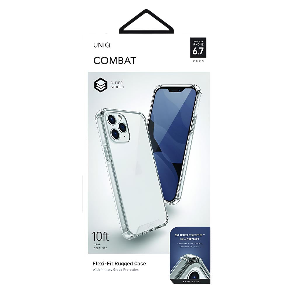 UNIQ Combat Case For iPhone 12 Pro Max - Clear