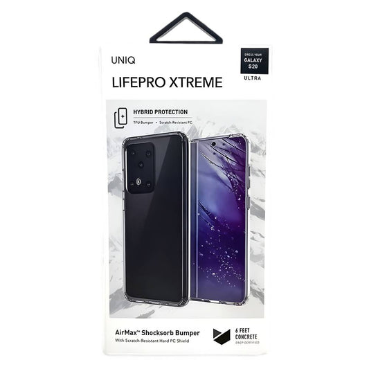 UNIQ Hybrid Lifepro Xtreme Case For Galaxy S20 Ultra - Crystal Clear