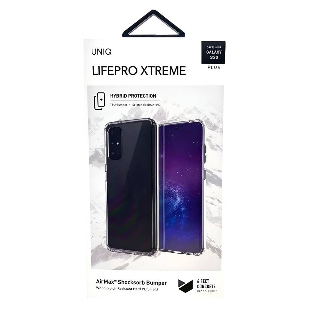 UNIQ Hybrid Lifepro Xtreme Case For Galaxy S20 - Crystal Clear